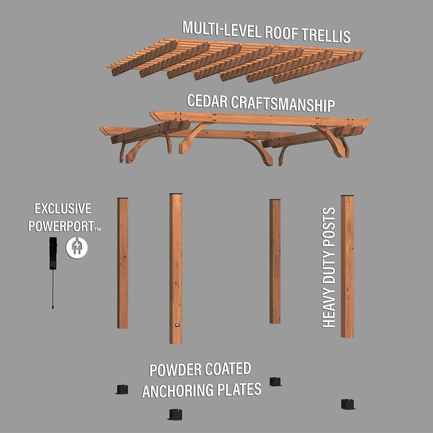 12×12 Beaumont Pergola