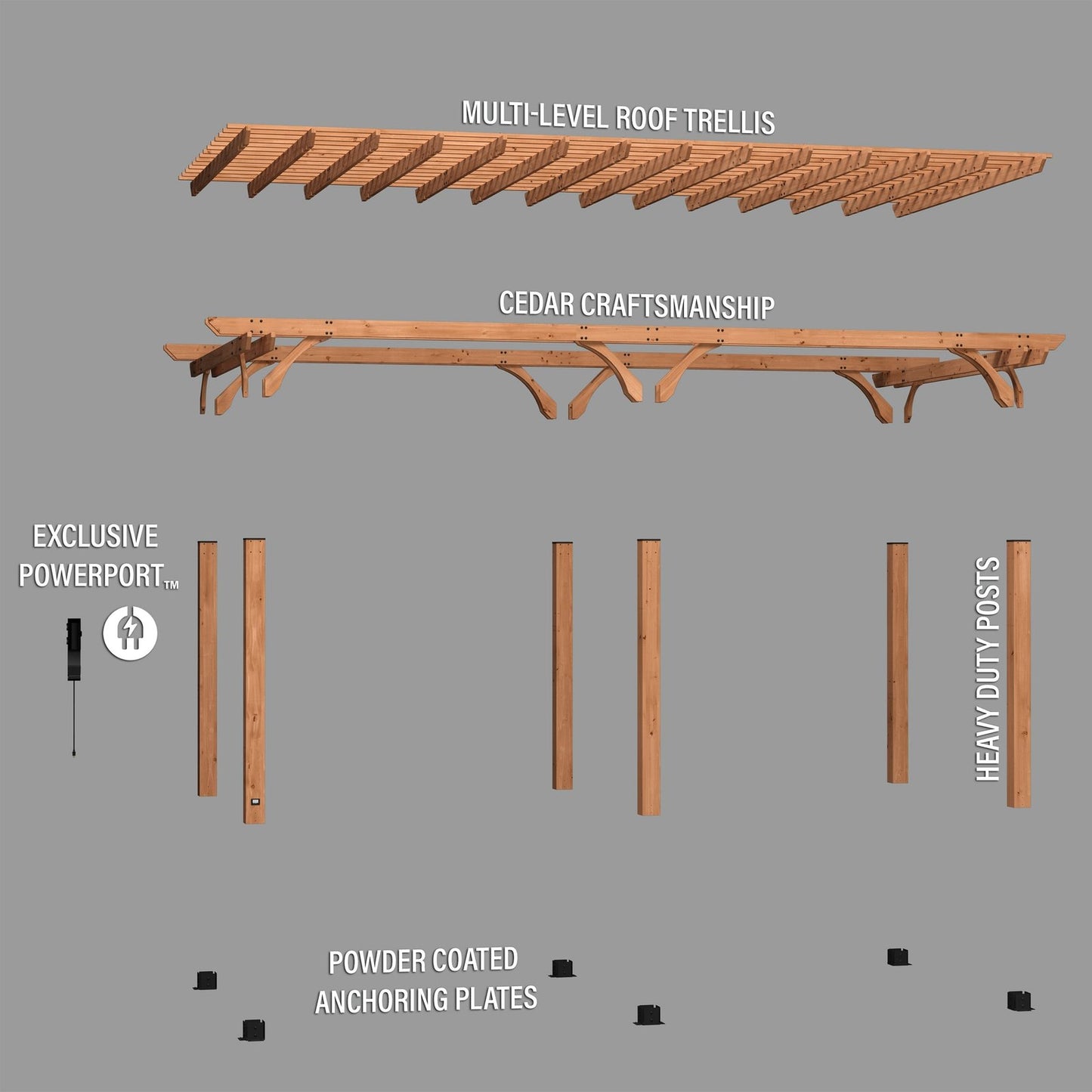 24×12 Beaumont Pergola