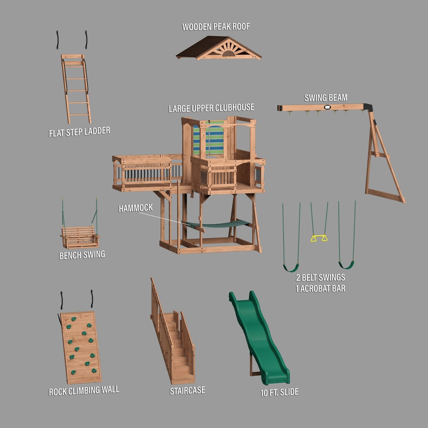 Caribbean Swing Set