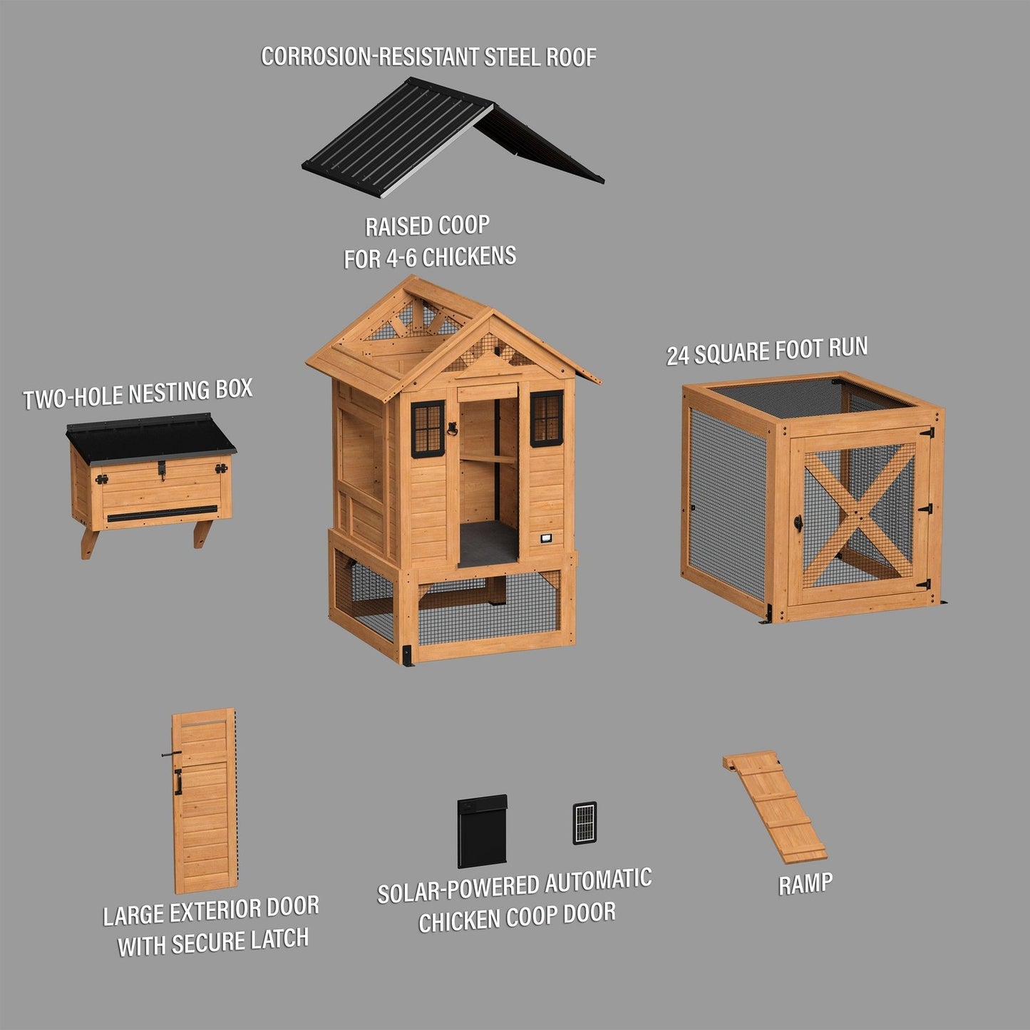 Sweetwater Chicken Coop – Brown