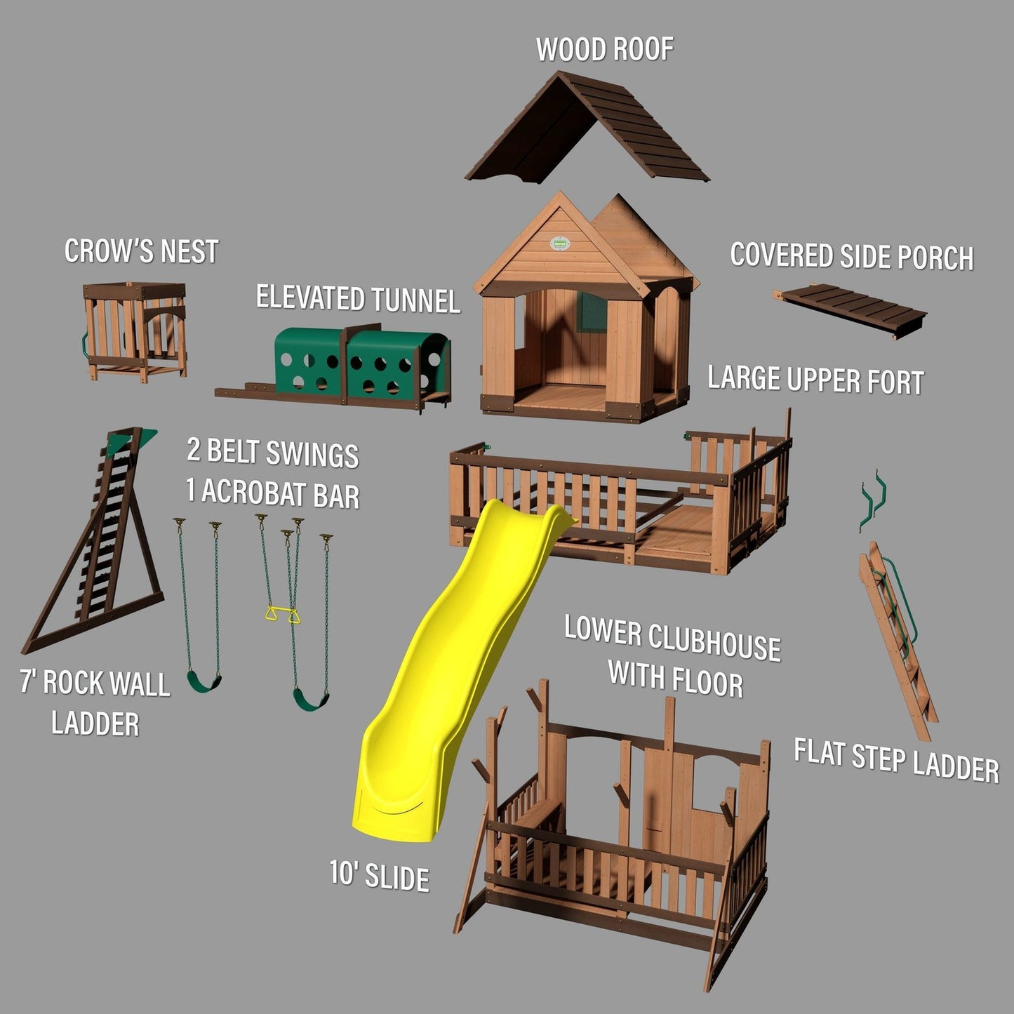 Woodridge Elite Swing Set