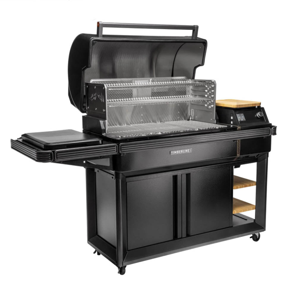 Traeger XL Timberline Wood Pellet Grill with Wi Fi Control Max Tempurature 500