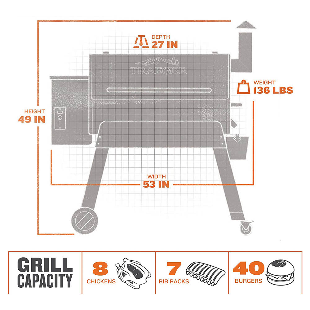 Traeger PRO Series 34 Pellet Grill Bronze TFB88PZB