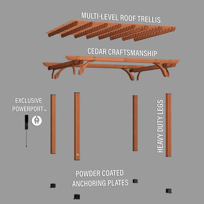 14×12 Beaumont Pergola