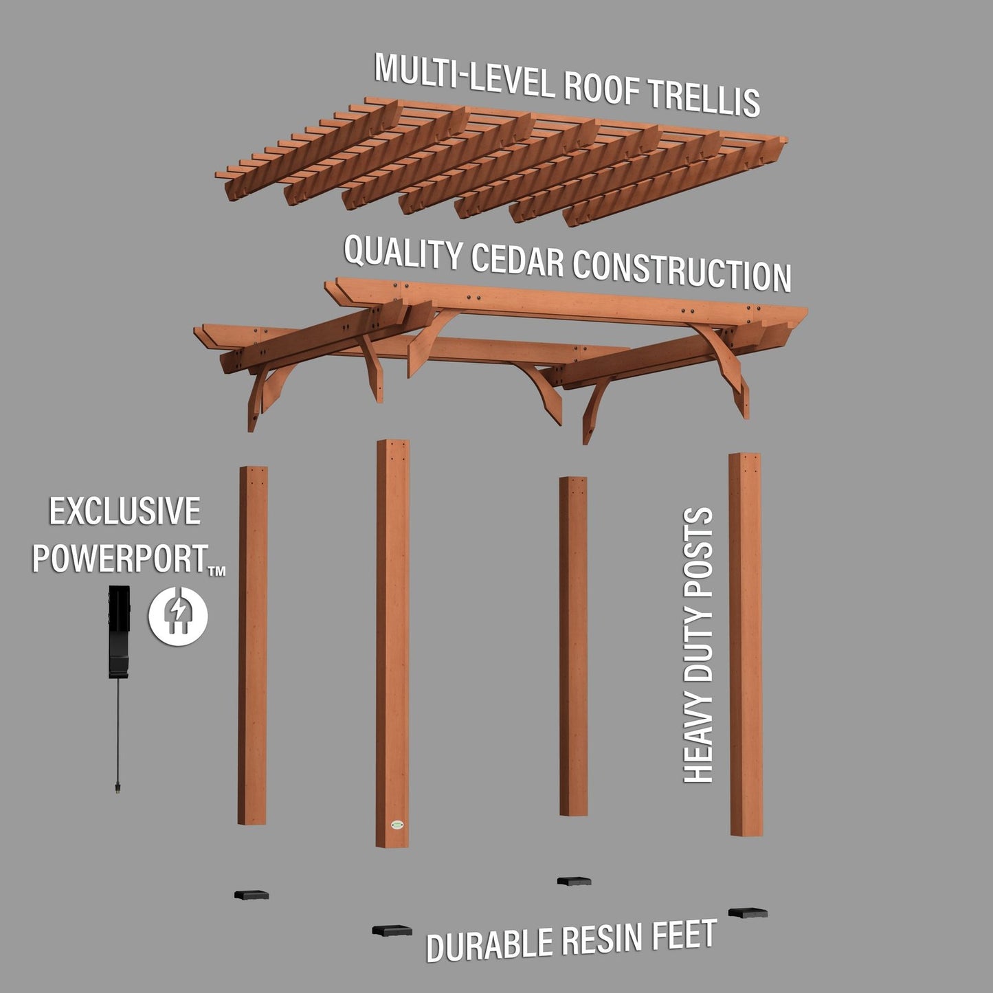 10×10 Beaumont Pergola