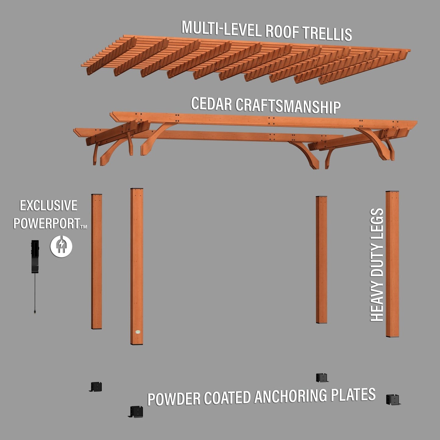 16×12 Beaumont Pergola