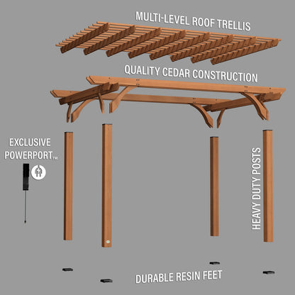 14×10 Beaumont Pergola