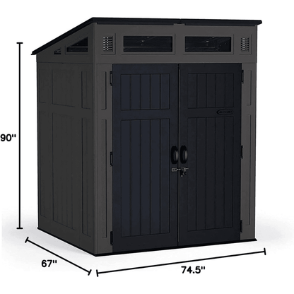 Suncast Modernist 6 ft. × 5 ft. Resin Storage Shed