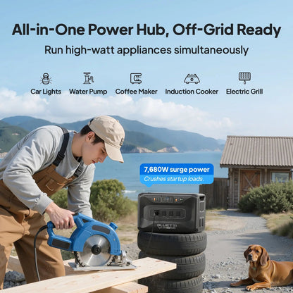 Bluetti Apex 300 Versatile Power Station | 3,840W, 2,764.8Wh