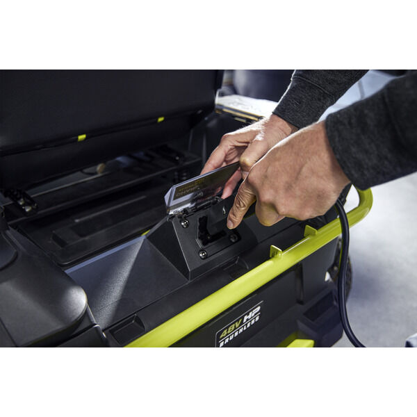 RYOBI 48V HP Brushless 54 in. 115Ah Battery Electric Zero-Turn Mower