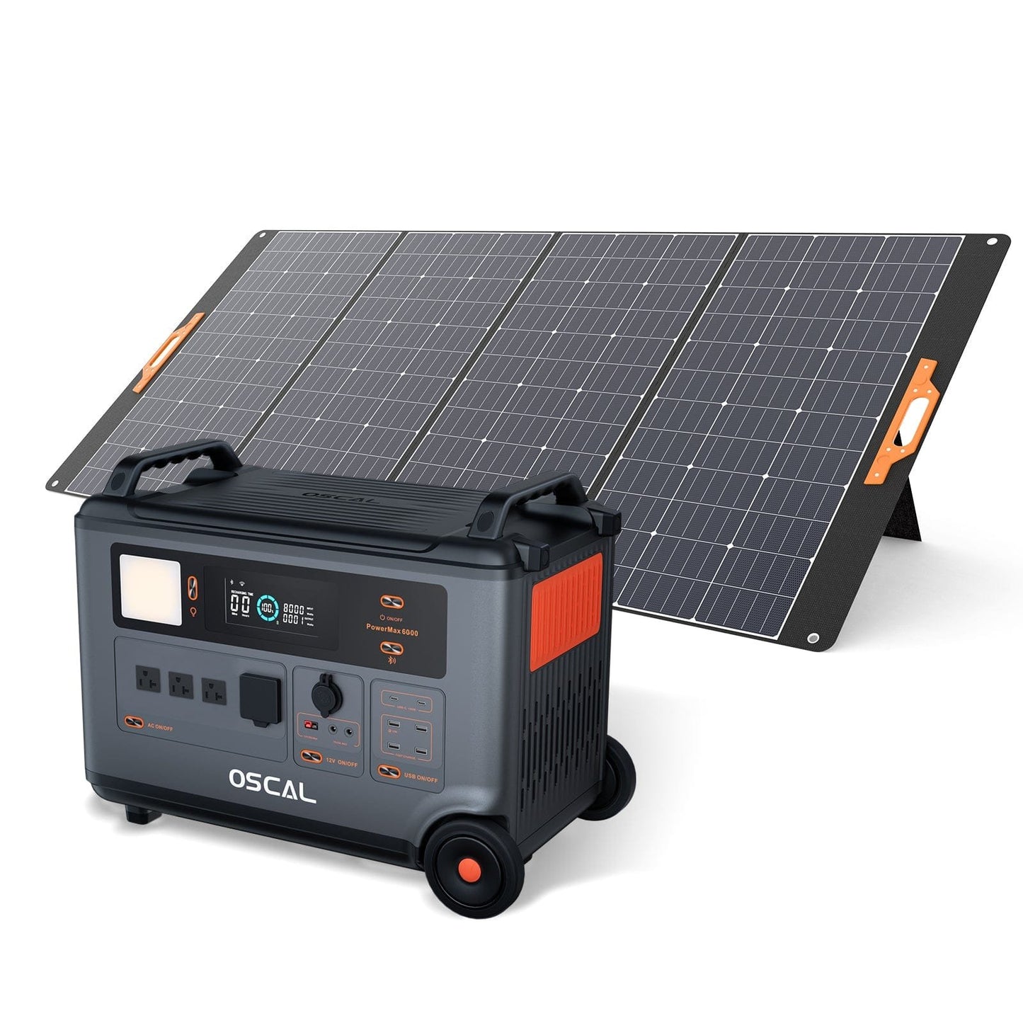 Oscal PowerMax 6000 | 6000W Portable Power Station with 120/240V Dual Voltage