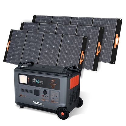 Oscal PowerMax 6000 | 6000W Portable Power Station with 120/240V Dual Voltage