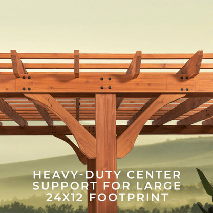 24×12 Beaumont Pergola