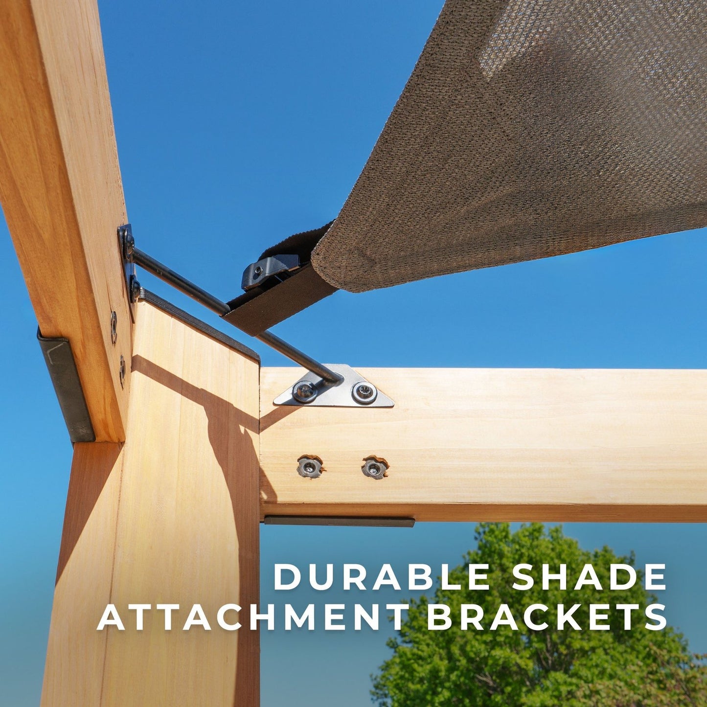 12×10 Brendan Sail Shade Pergola