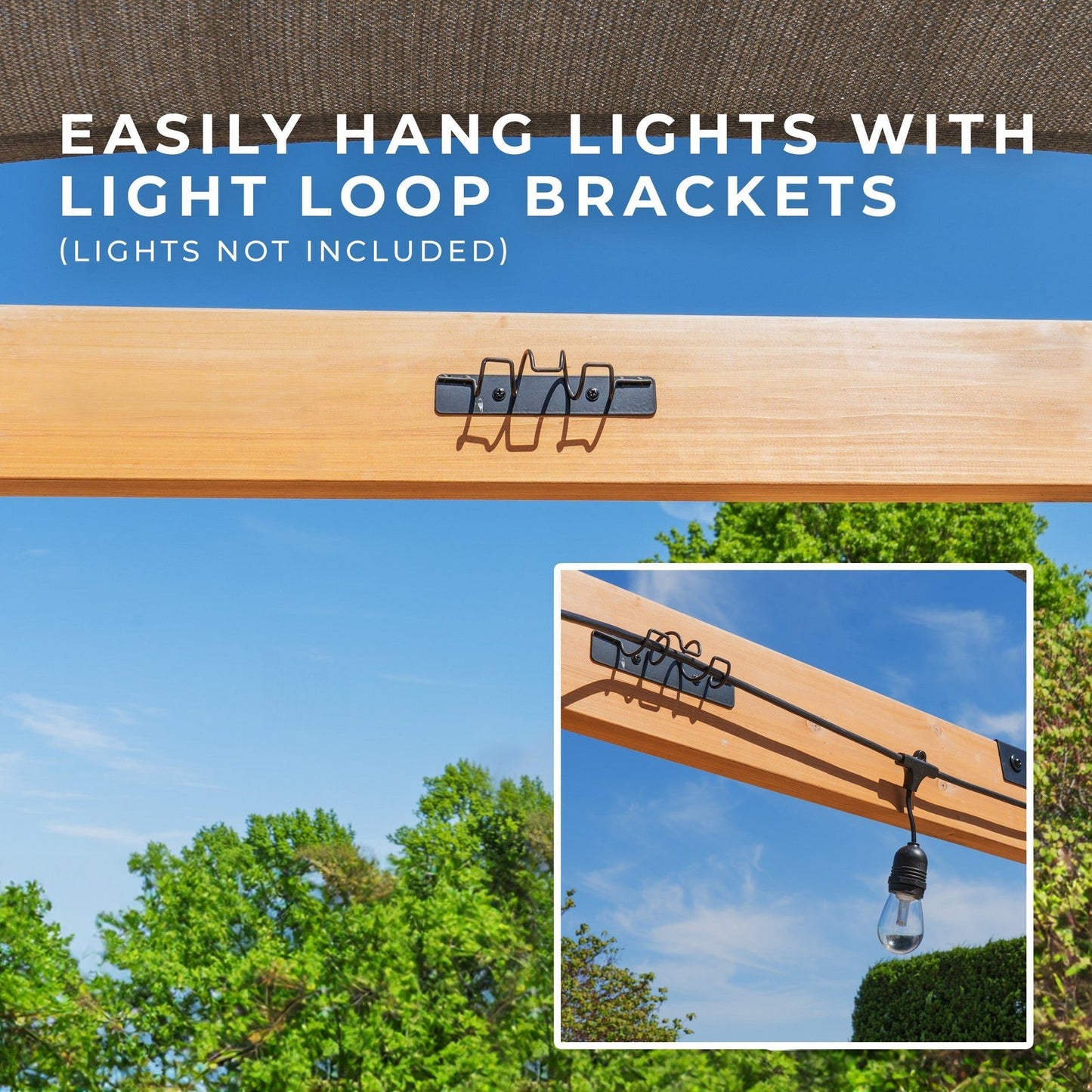 12×10 Brendan Sail Shade Pergola