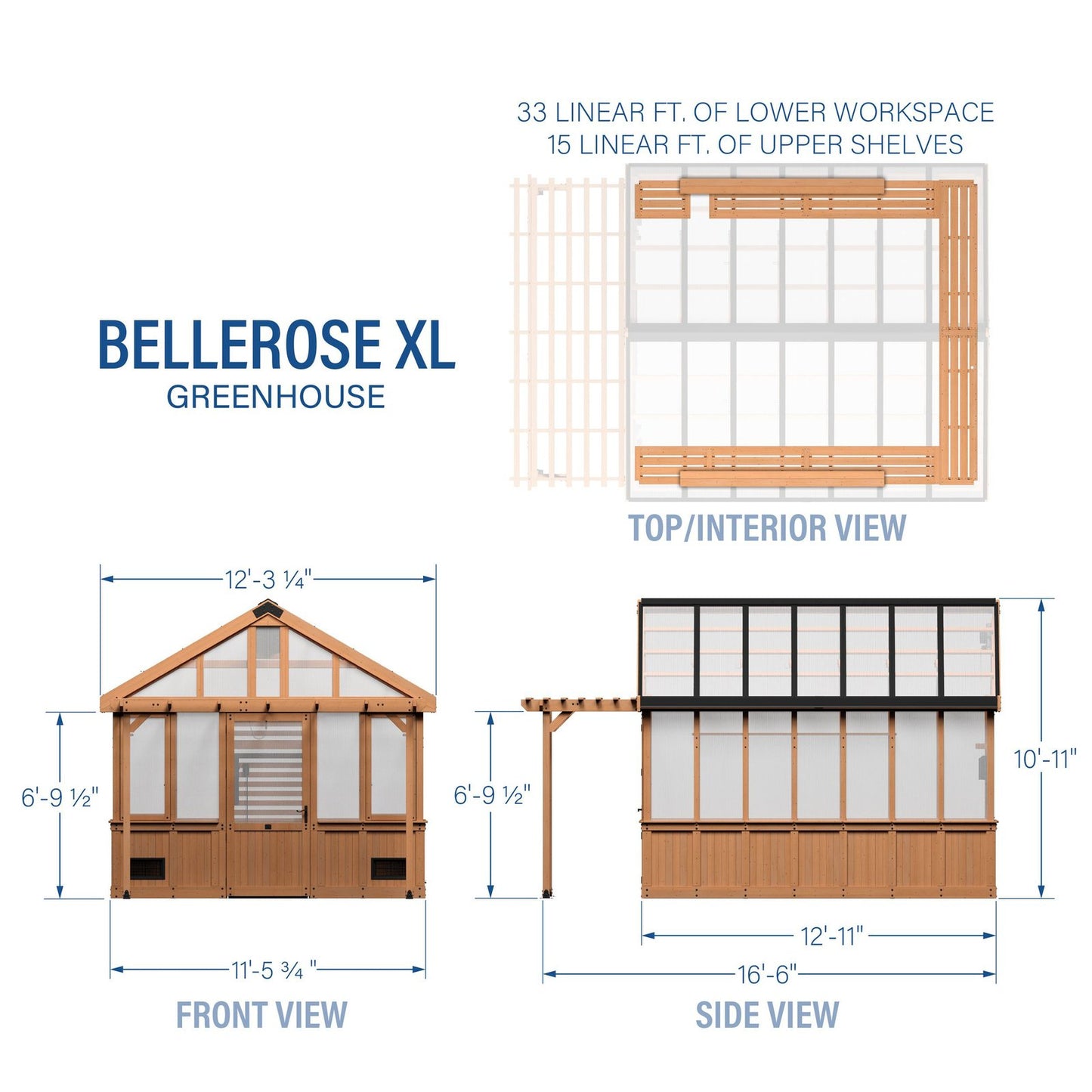 13×11 Bellerose XL Greenhouse