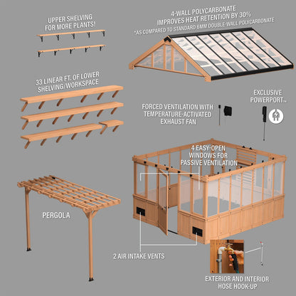 13×11 Bellerose XL Greenhouse