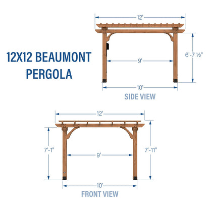 12×12 Beaumont Pergola