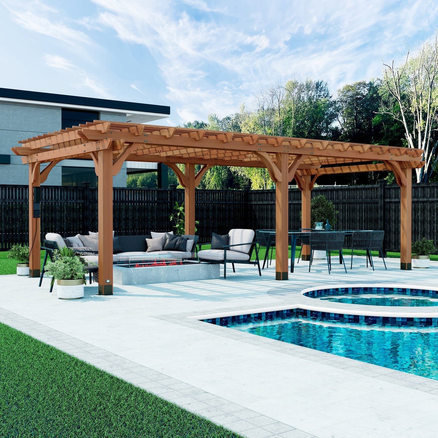 24×12 Beaumont Pergola