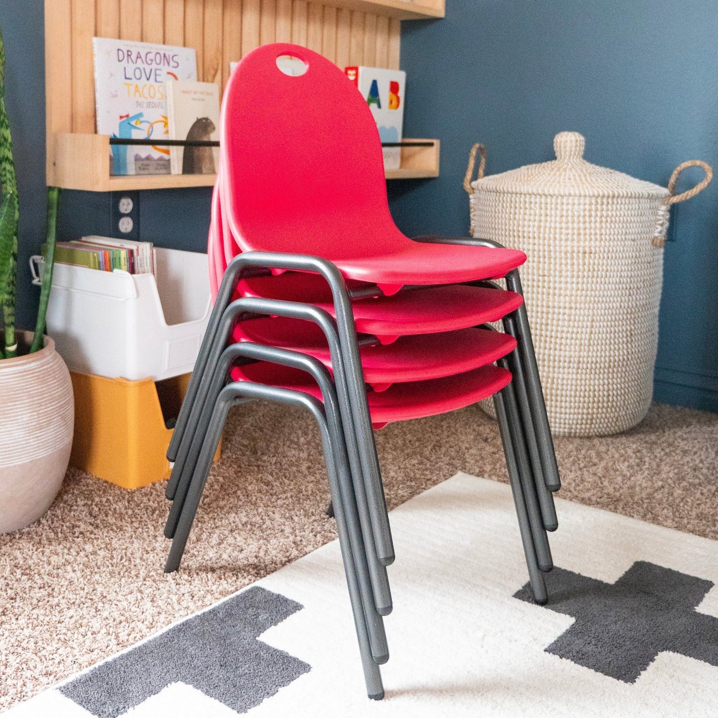 Kid’s Stacking Chairs-4 Pack