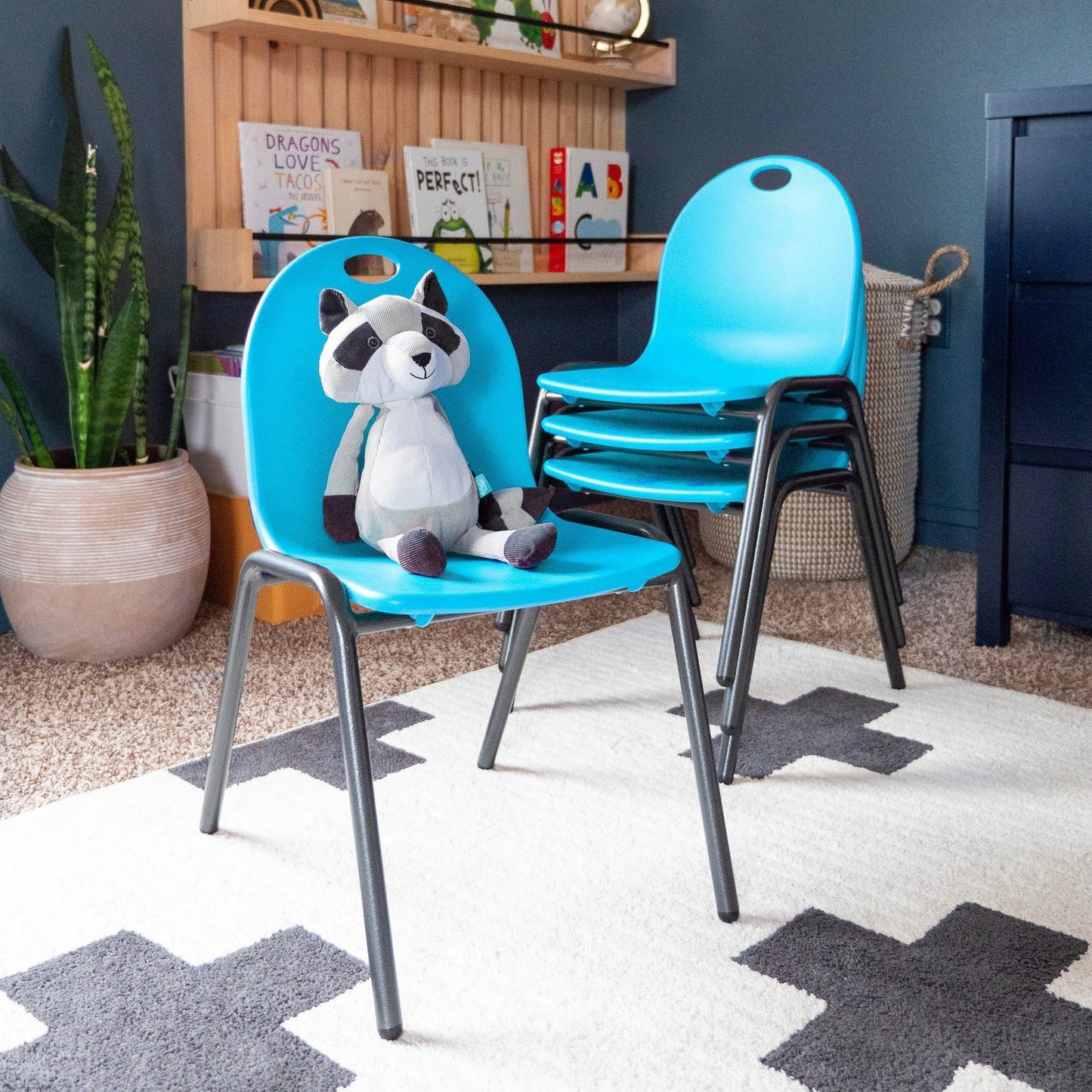 Kid’s Stacking Chairs-4 Pack