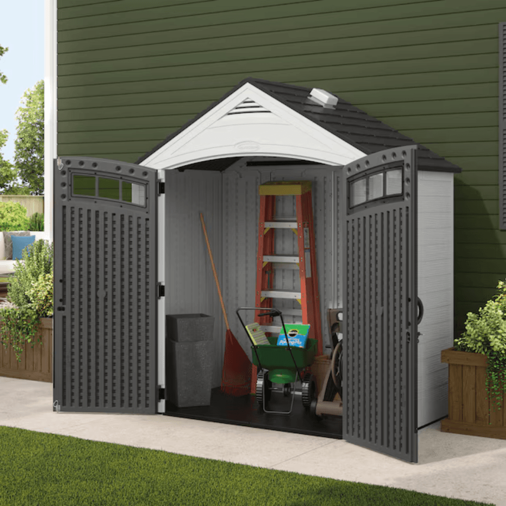 Suncast Vista 7 ft. × 4 ft. Resin Storage Shed