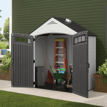 Suncast Vista 7 ft. × 4 ft. Resin Storage Shed