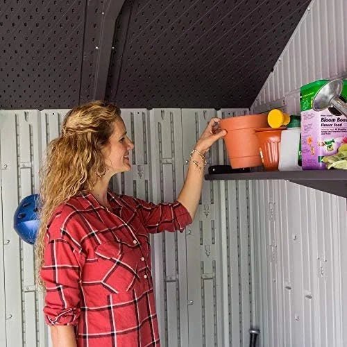 Lifetime 60243 10 ft. × 8 ft. Side-Entry Outdoor Storage Shed