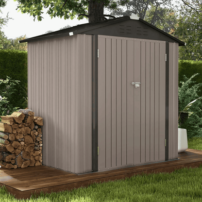 CRAFTSMAN 7 ft. × 7 ft. Resin Storage Shed with Floor