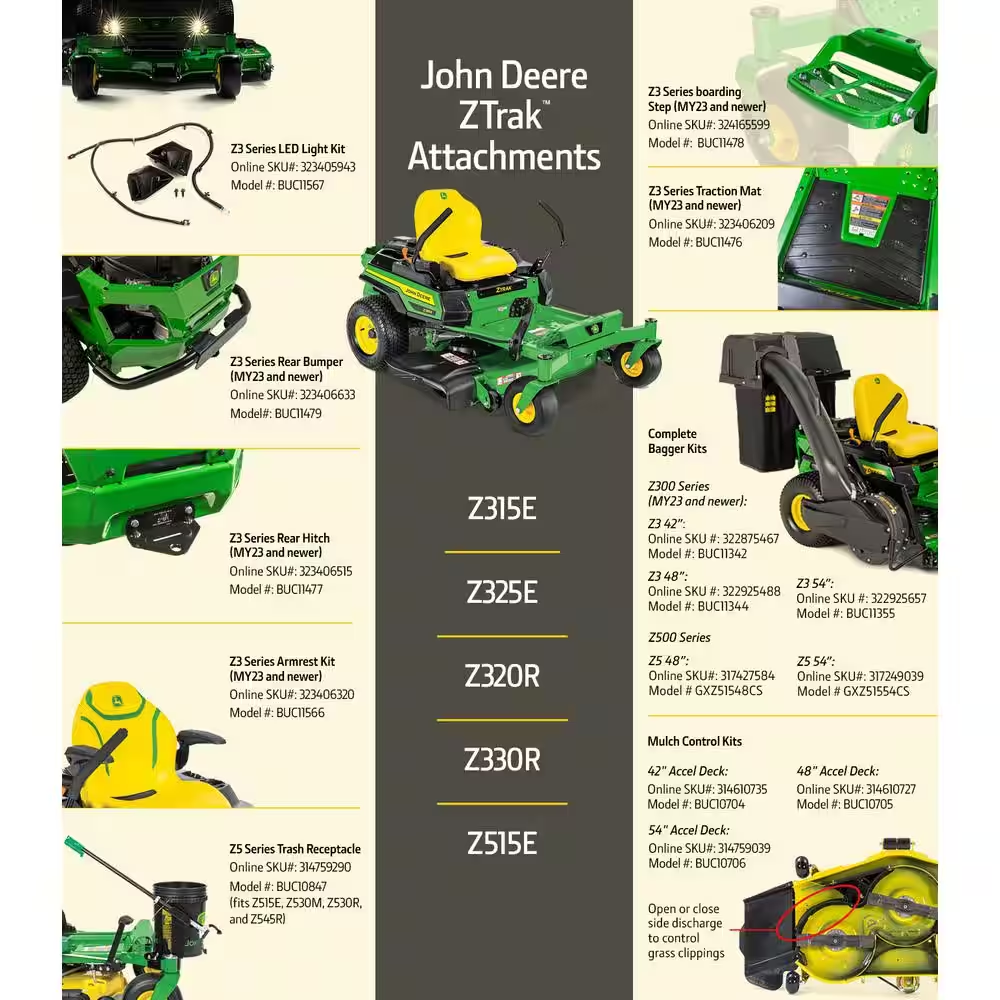 John Deere Z325E 48 in. 24 HP Gas Dual Hydrostatic Zero-Turn Riding Mower