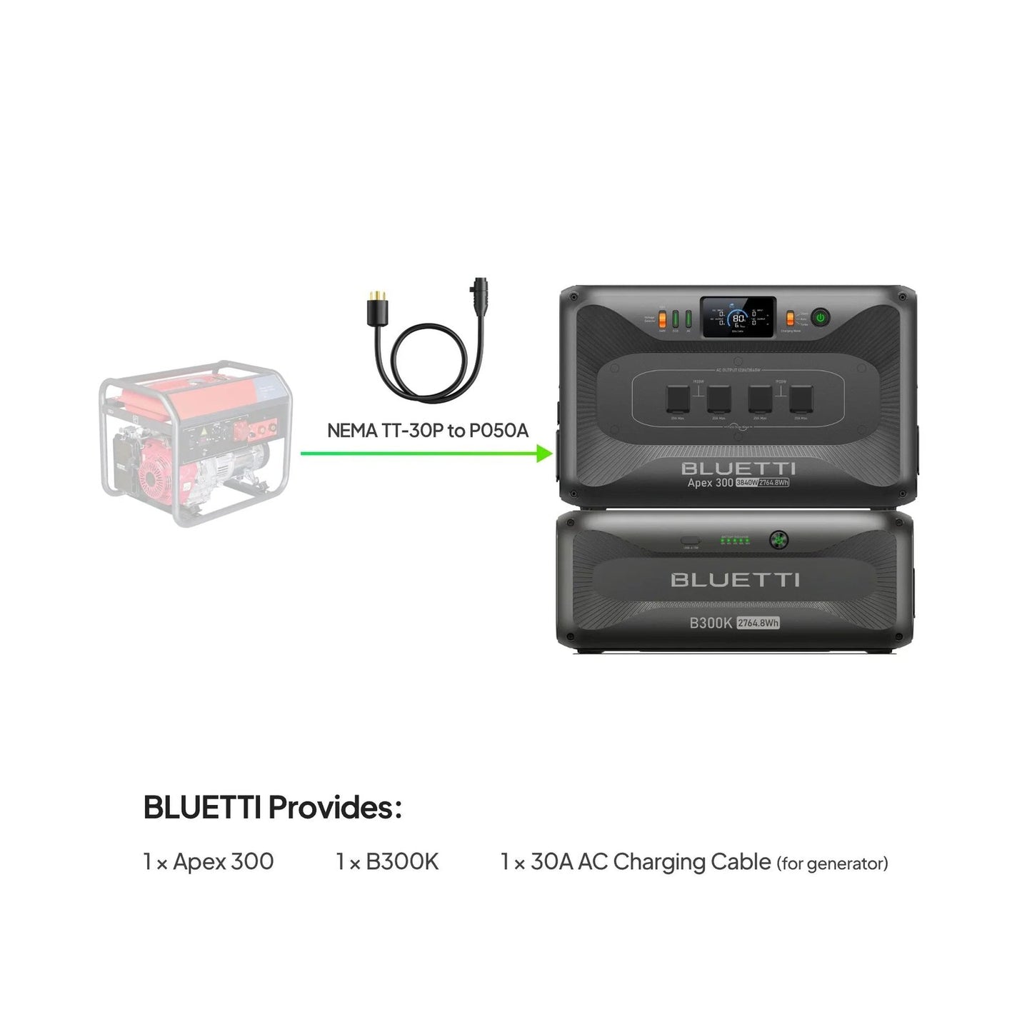 Bluetti Apex 300 Versatile Power Station | 3,840W, 2,764.8Wh