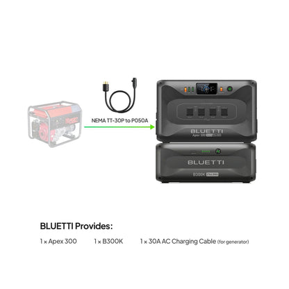 Bluetti Apex 300 Versatile Power Station | 3,840W, 2,764.8Wh