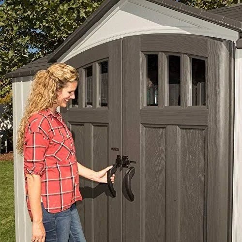 Lifetime 60243 10 ft. × 8 ft. Side-Entry Outdoor Storage Shed