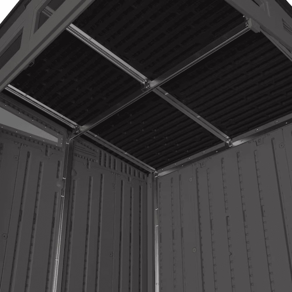 Suncast Modernist 6 ft. × 5 ft. Storage Shed with Tool Hook