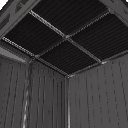 Suncast Modernist 6 ft. × 5 ft. Storage Shed with Tool Hook