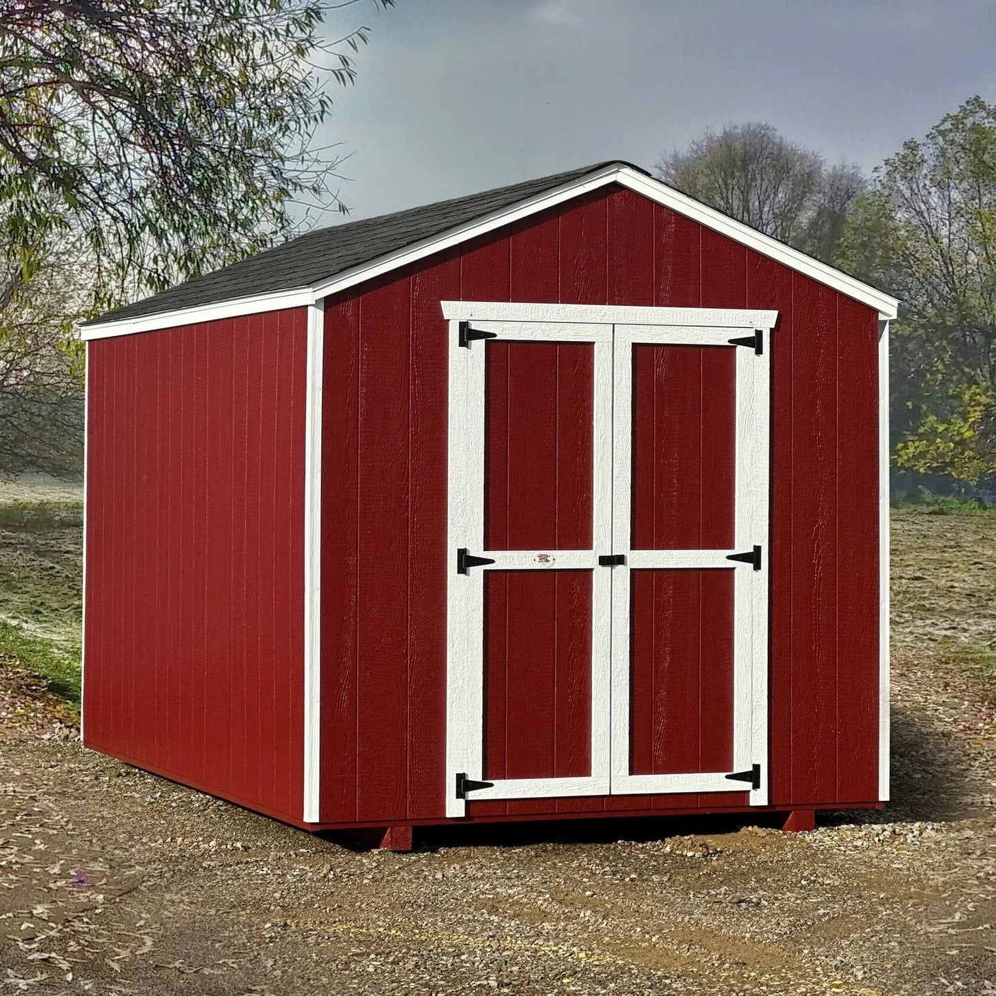 Little Cottage Co. Value Gable 12 ft. × 20 ft. Outdoor Wood Storage Shed Precut Kit