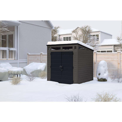 Suncast Modernist 7 ft. × 7 ft. Resin Storage Shed