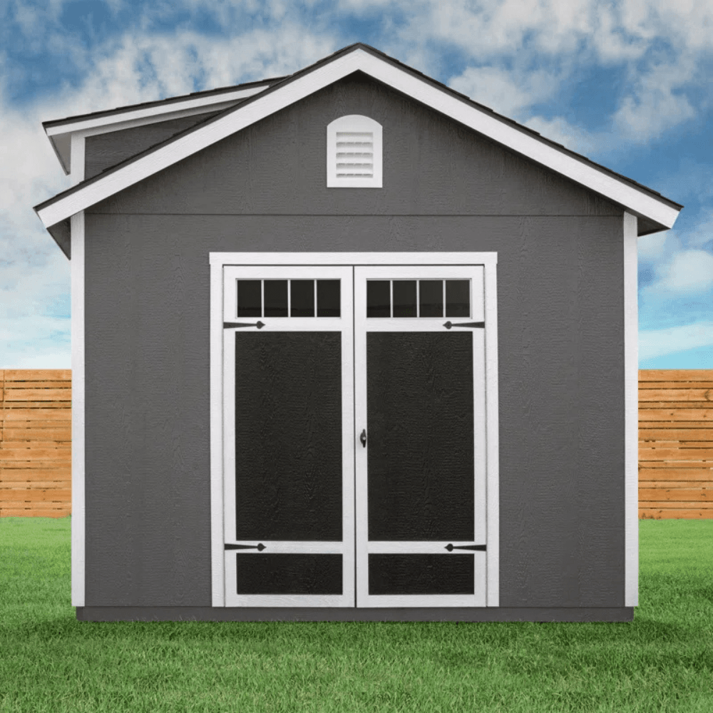Handy Home Products Windemere 10 ft. × 12 ft. Wood Storage Shed with Floor