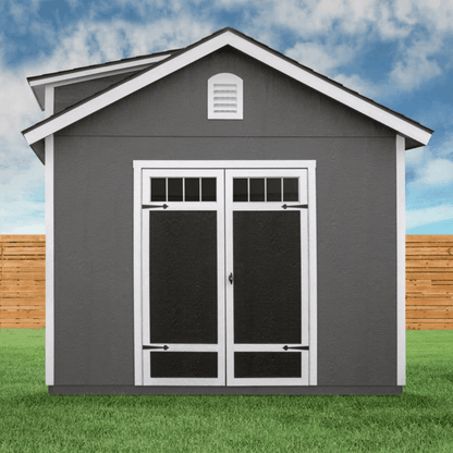 Handy Home Products Windemere 10 ft. × 12 ft. Wood Storage Shed with Floor