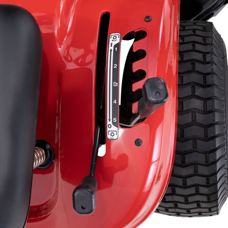 Troy-Bilt Bronco 46″ Gas Riding Lawn Mower with 547cc Engine and AutoDrive Transmission