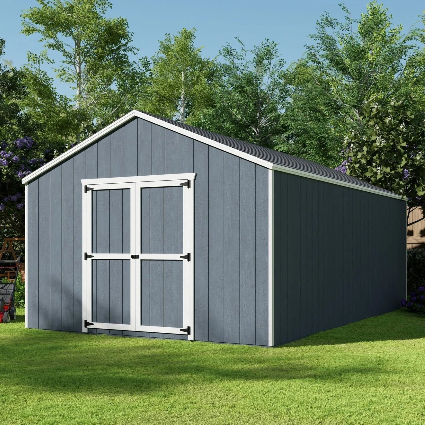 Little Cottage Co. Value Gable 12 ft. × 20 ft. Outdoor Wood Storage Shed Precut Kit