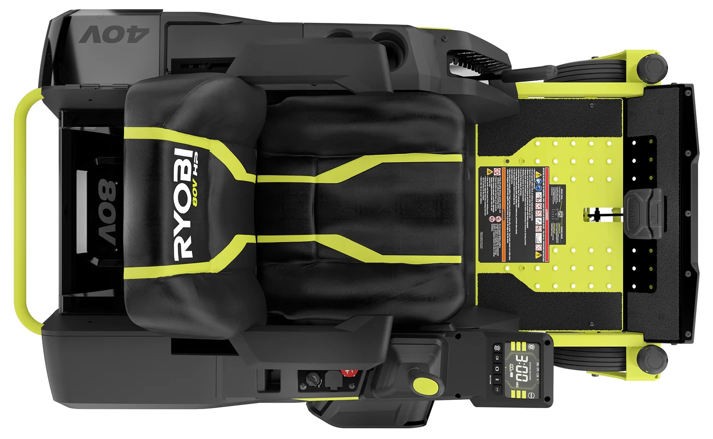RYOBI 80V HP Brushless 30 in. Zero-Turn Mower with (2) 80V 10Ah Batteries and Charger