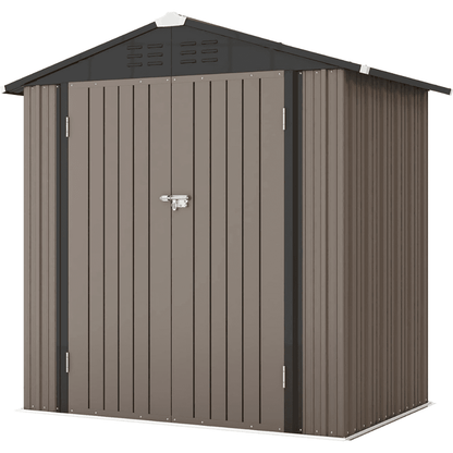 CRAFTSMAN 7 ft. × 7 ft. Resin Storage Shed with Floor