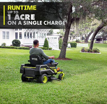 RYOBI 80V HP Brushless 30 in. Zero-Turn Mower with (2) 80V 10Ah Batteries and Charger