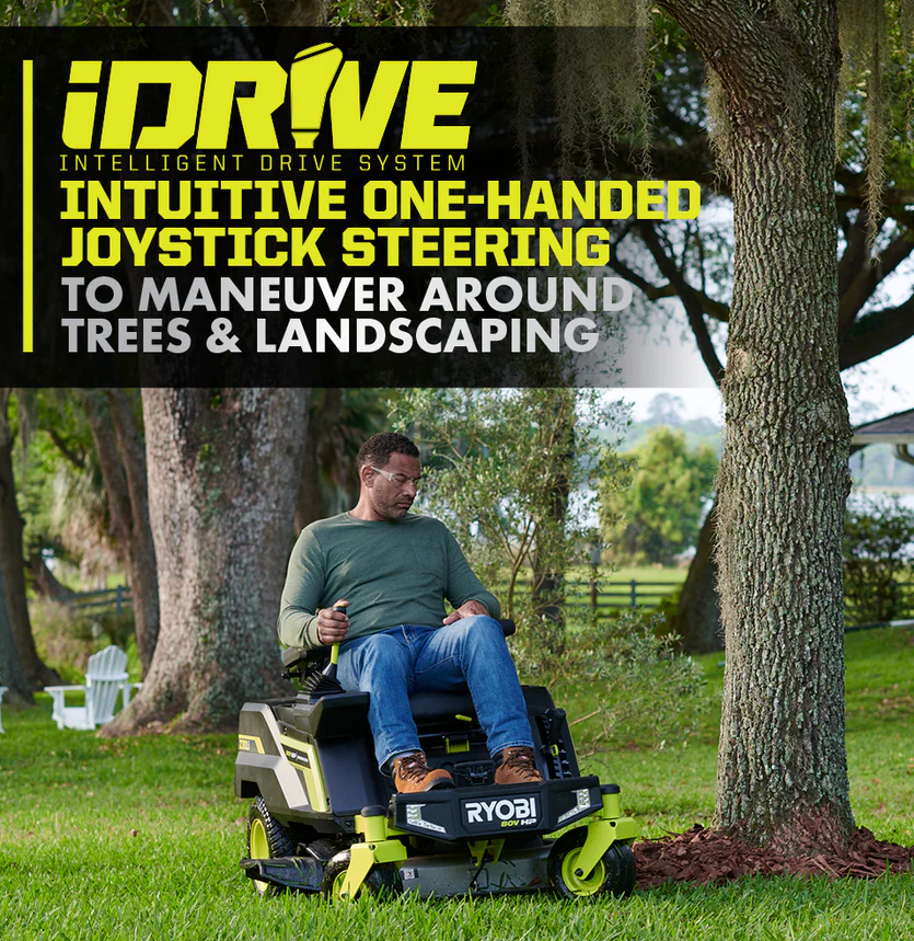 RYOBI 80V HP Brushless 30 in. Zero-Turn Mower with (2) 80V 10Ah Batteries and Charger