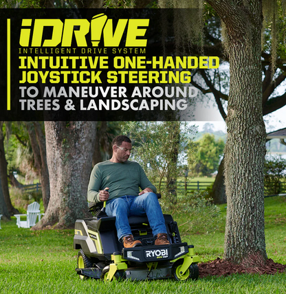 RYOBI 80V HP Brushless 30 in. Zero-Turn Mower with (2) 80V 10Ah Batteries and Charger