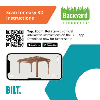 16×12 Beaumont Pergola