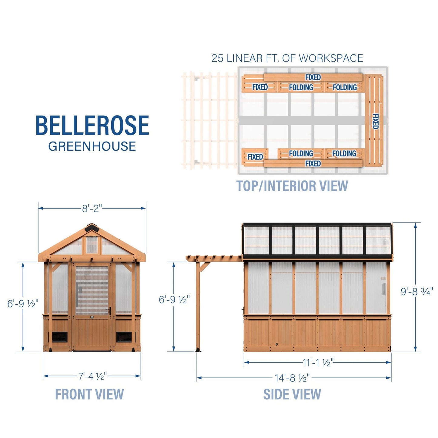 11×7 Bellerose Greenhouse