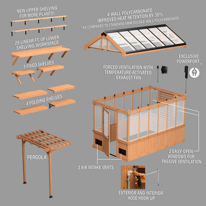 11×7 Bellerose Greenhouse