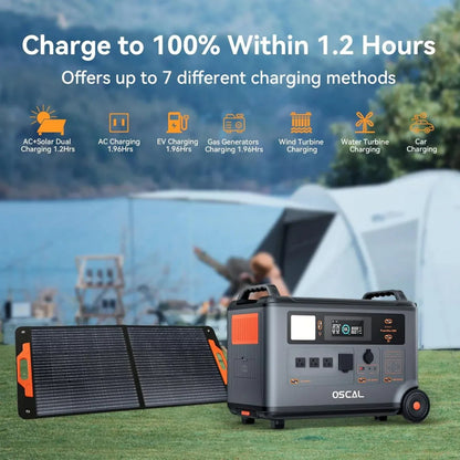 Oscal PowerMax 3600 | 3000W Portable Power Station with 3600Wh Capacity